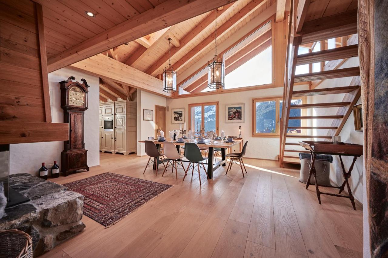 Chalet Baergsunna Penthouse ヴェンゲン エクステリア 写真