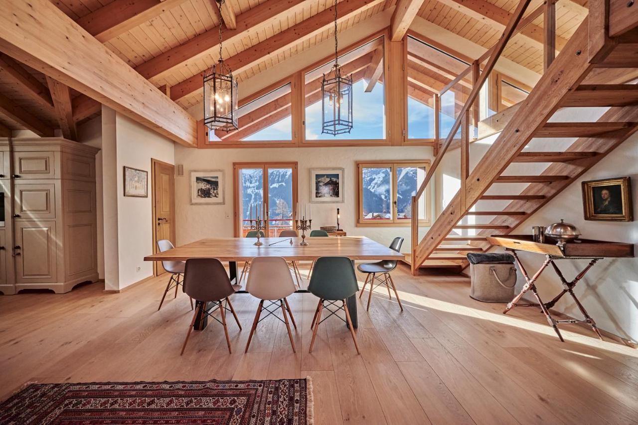 Chalet Baergsunna Penthouse ヴェンゲン エクステリア 写真